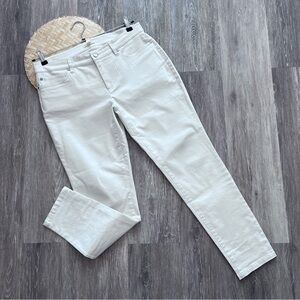Eileen fisher white‎ skinny pants women’s petite 12